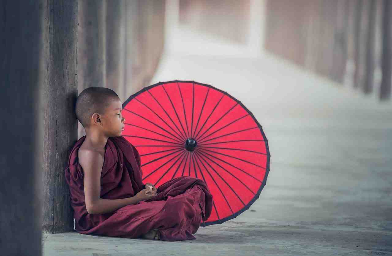 bouddhisme, moine, monastère