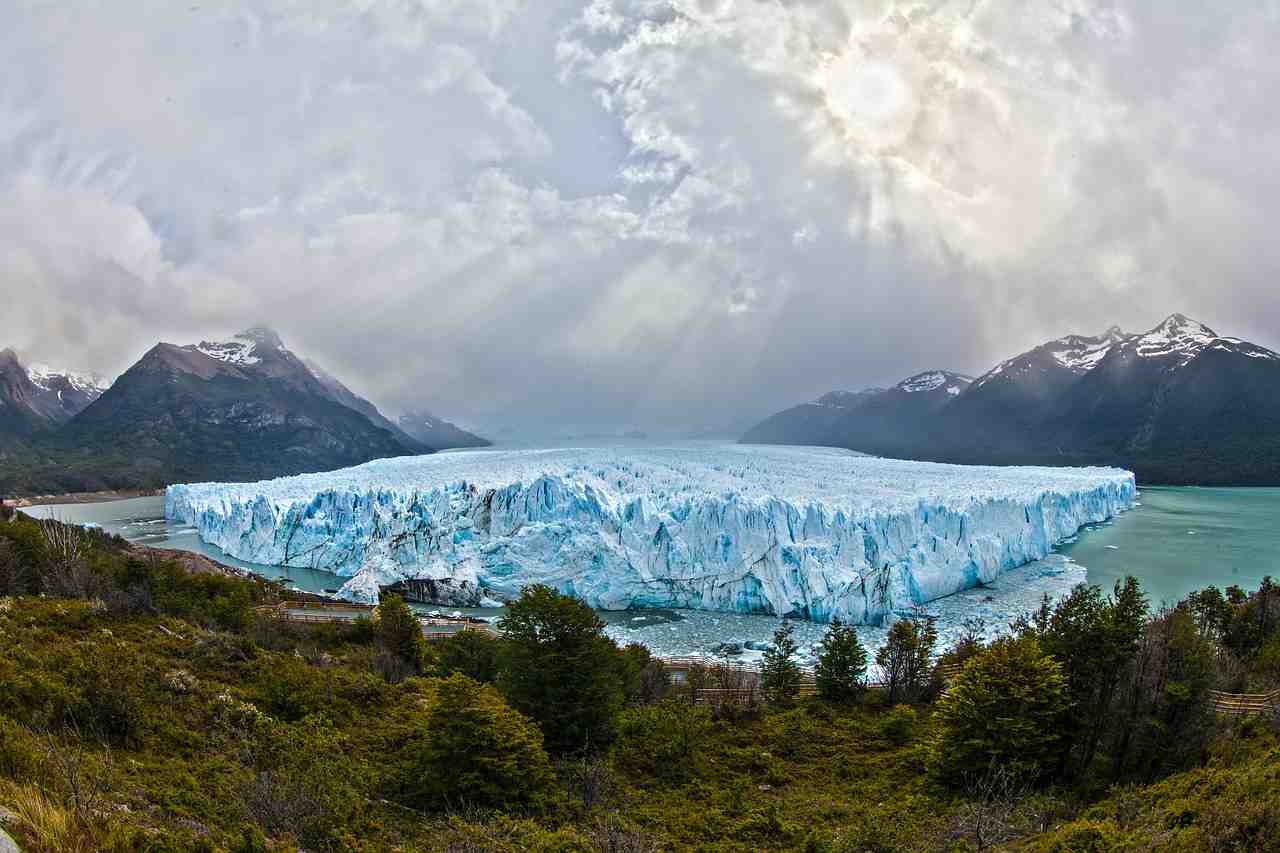 glacier, argentine, amérique du sud